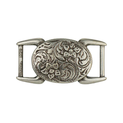 IVAN Strap Concho Oval Antique Silver 32mm (1-1 4") / Mollies New Zealand