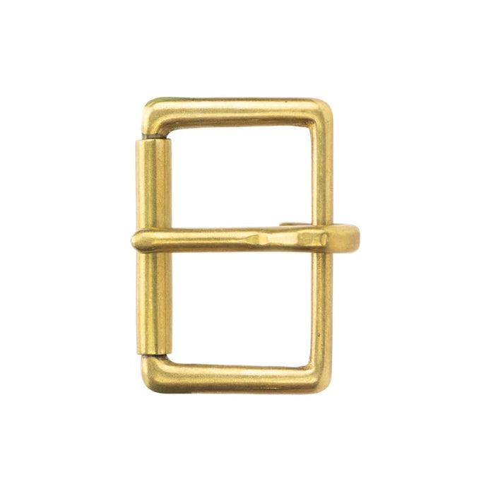 IVAN Slim End Bar Roller Buckle Solid Brass 40mm (1-1 2") / Mollies New Zealand