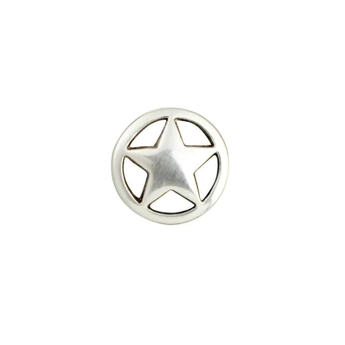 IVAN Ranger Star Concho Antique Silver 19mm (3 4") / Mollies New Zealand