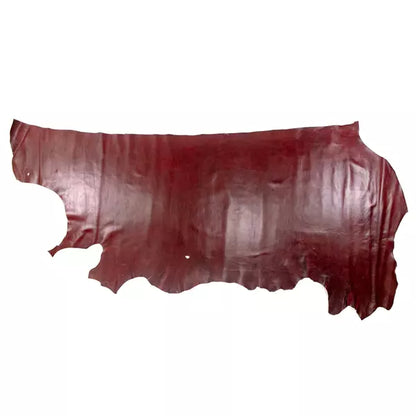 LEATHER Veg Tanned Side Merlot 2-3oz | Mollies Make And Create NZ