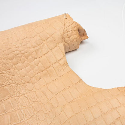 LEATHER Veg Tan Embossed / Whole Hide 2-3oz / Mollies New Zealand