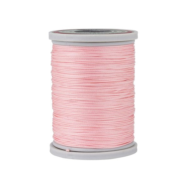 CRAFTPLUS Premium Linen Thread Pastel Pink 0.55mm 91.4m / Mollies New Zealand