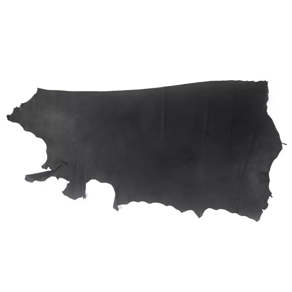 LEATHER Chrome Tanned Deertan Cowhide / Side 4-5oz Black / Mollies New Zealand