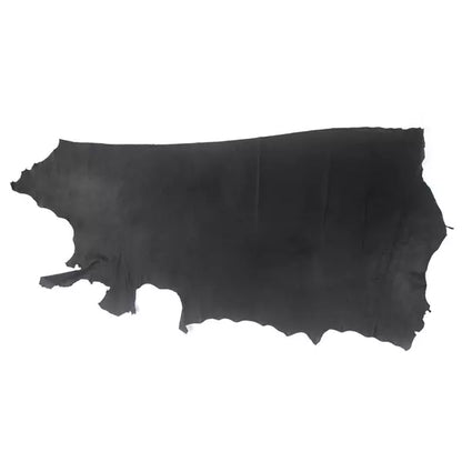 LEATHER Chrome Tanned Deertan Cowhide / Side 4-5oz Black / Mollies New Zealand