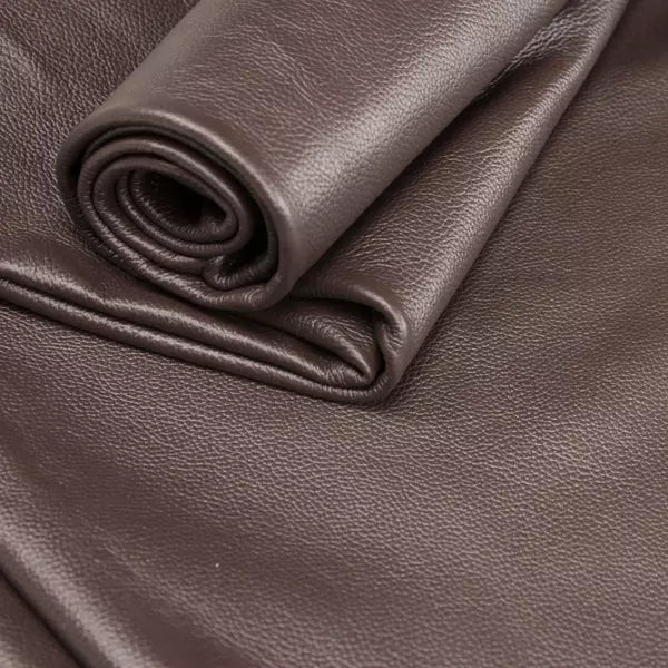LEATHER Upholstery Cowhide Dark Brown | Mollies Make And Create NZ
