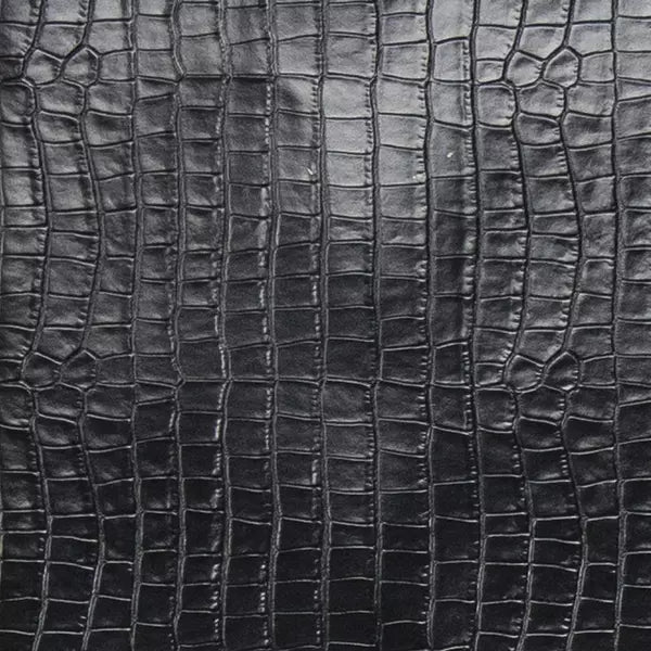 LEATHER Chromed Tanned Embossed / Side Black 2-3oz / Mollies New Zealand