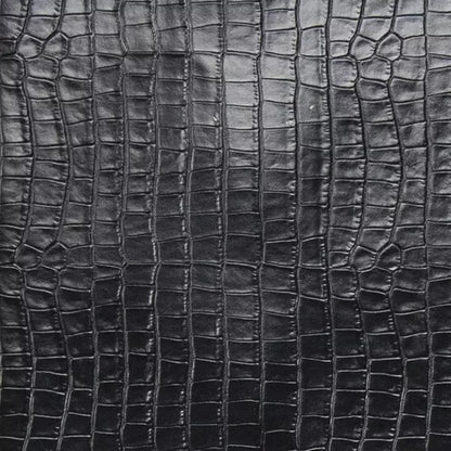 LEATHER Chromed Tanned Embossed / Side Black 2-3oz / Mollies New Zealand