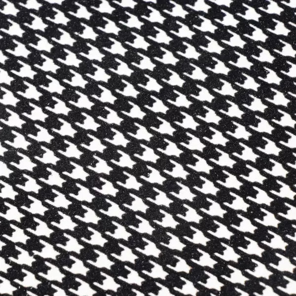 LEATHER Chrome Tanned Sheep Skin / Whole Hide Houndstooth 2-3oz / Mollies New Zealand