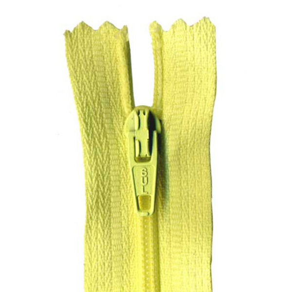 SULLIVANS Regular Dress Zipper 40cm Lemon / Mollies New Zealand