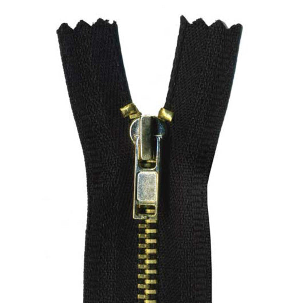SULLIVANS Metal Tooth Zipper Black / Mollies New Zealand