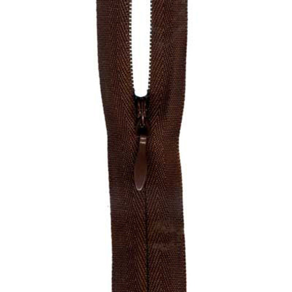 MAKE-A-ZIPPER Invisible Brown / Mollies New Zealand