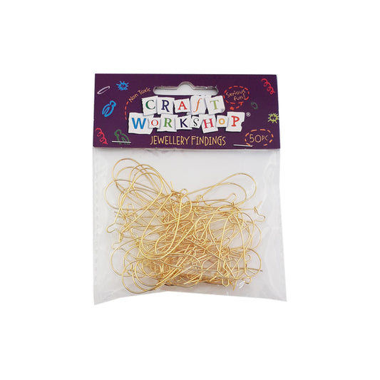 CRAFT WORKSHOP Kidney Style Earring Hooks / Mollies New Zealand