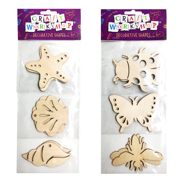 CRAFT WORKSHOP Wooden Shapes | Mollies Make And Create NZ