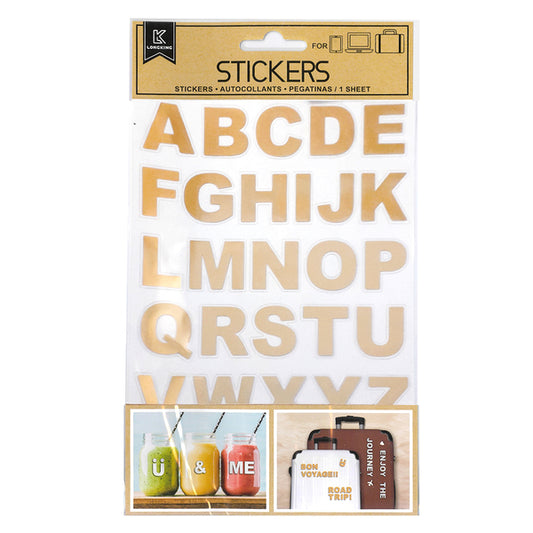 LONGKING Stickers Labels Alphabet | Mollies Make And Create NZ