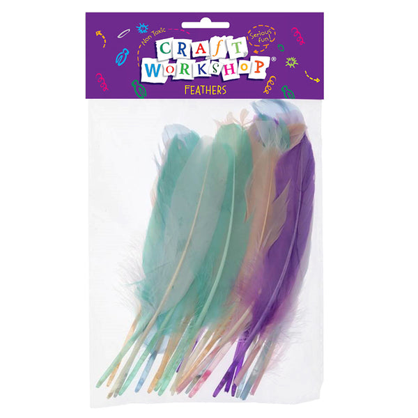 CRAFT WORKSHOP Feathers Pastel | Mollies Make And Create NZ