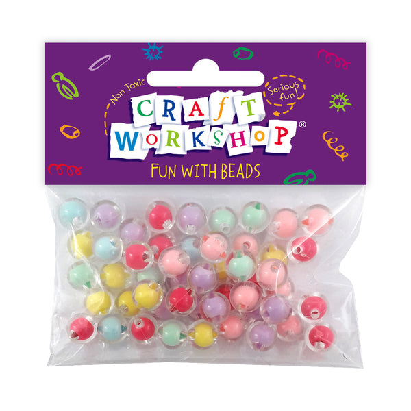 CRAFT WORKSHOP Pastel Acrylic Beads | Mollies Make And Create NZ