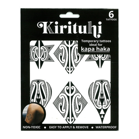 KIRITUHI Maori Temporary Tattoo 6PK | Mollies Make And Create NZ