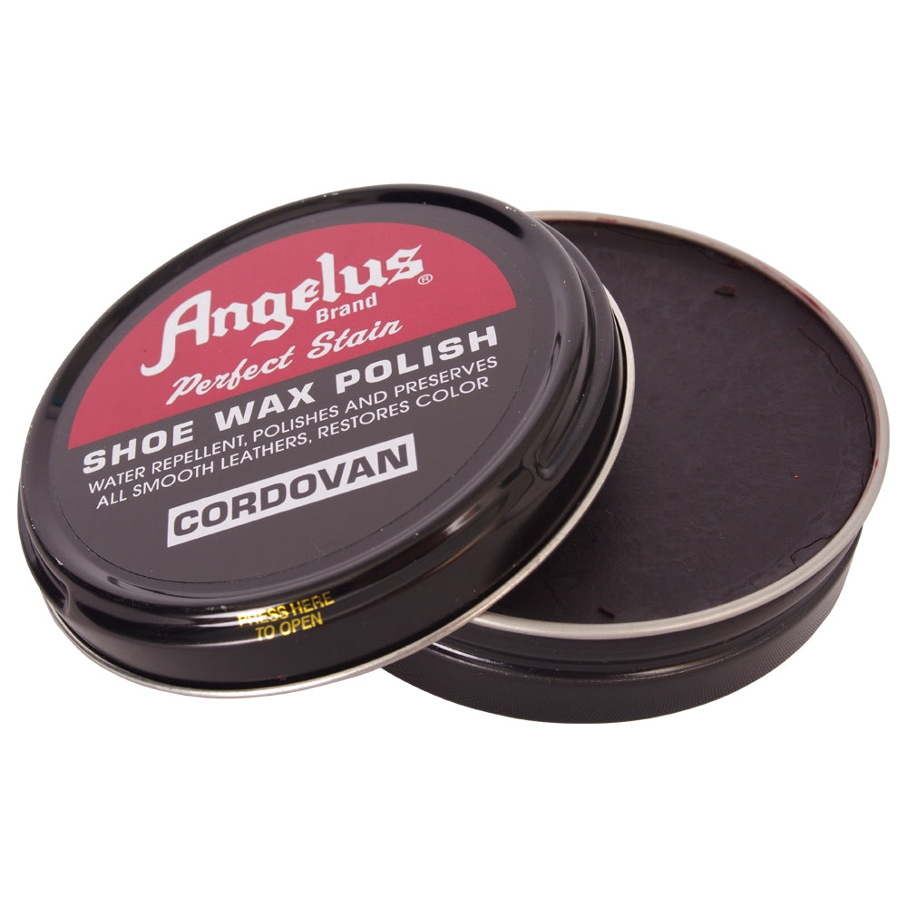 ANGELUS Shoe Polish Wax Cordovan 75gm / Mollies New Zealand