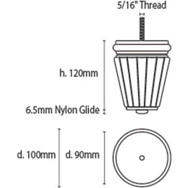 Warwick Leg Aristocrat Leg Mahogany / Mollies New Zealand