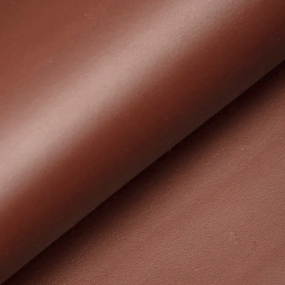 LEATHER Chrome Tanned Full Grain Bag / Side Cognac Red 4-5oz / Mollies New Zealand