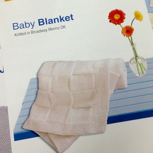 PATTERN Baby Blanket DK | Mollies Make And Create NZ
