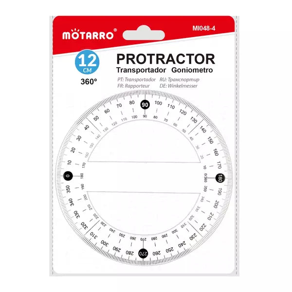 MOTARRO Round Protractor Ruler / Mollies New Zealand