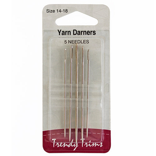 TRENDY TRIMS Yarn Darner Needles Asst 5PK | Mollies Make And Create NZ