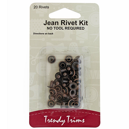 TRENDY TRIMS Jeans Rivets | Mollies Make And Create NZ