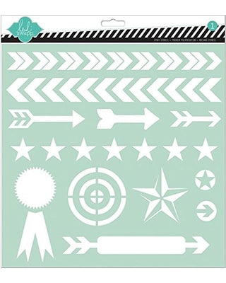 HEIDI SWAPP Stencil Arrows / Mollies New Zealand