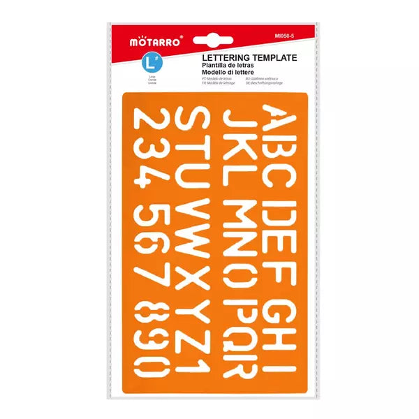 MOTARRO Lettering Stencil 30cm – Mollies