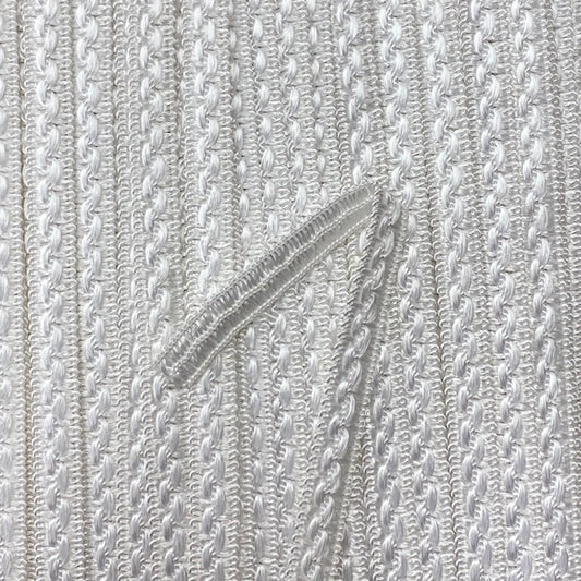 GIMP BRAID Alba 10mm White Per meter / Mollies New Zealand