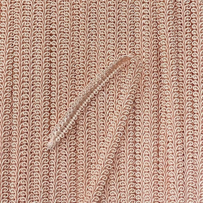 GIMP BRAID French 8mm Champagne Pink Per meter / Mollies New Zealand