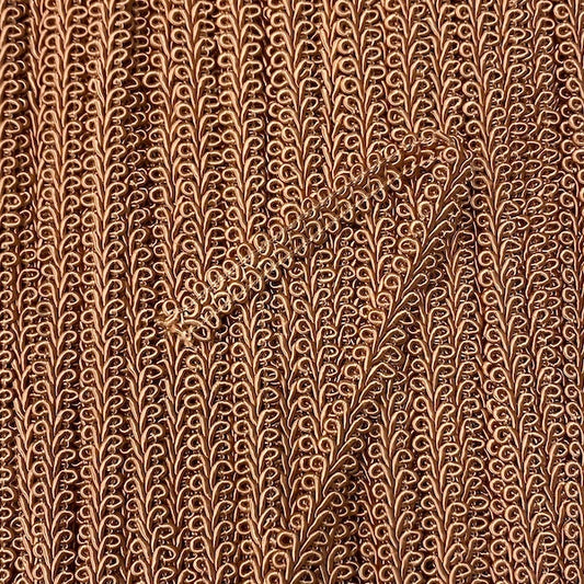 GIMP BRAID French 8mm Gimp Fawn Per meter / Mollies New Zealand