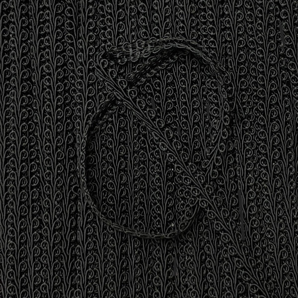 GIMP BRAID French 8mm Black #48 | Mollies Make And Create NZ