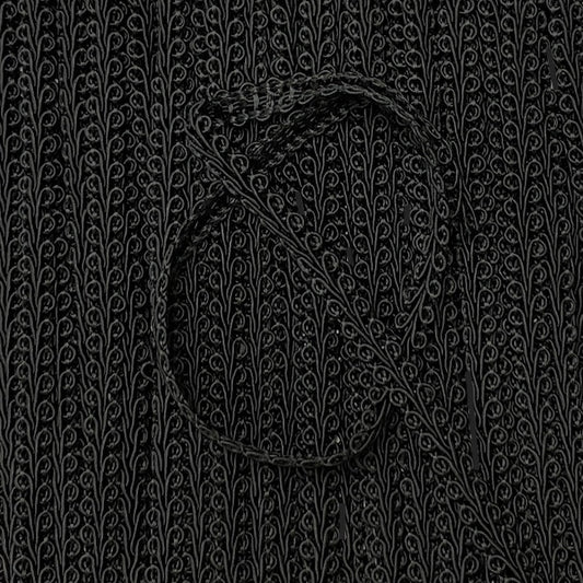 GIMP BRAID French 8mm Black #48 | Mollies Make And Create NZ