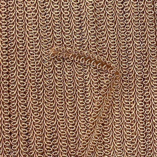 GIMP BRAID French 8mm Fawn Per meter / Mollies New Zealand