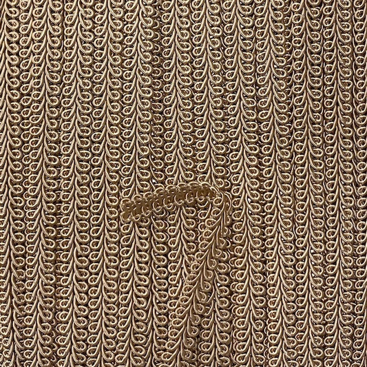 GIMP BRAID French 10mm Honey Per meter / Mollies New Zealand