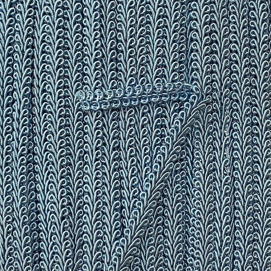 GIMP BRAID French 10mm Powder Blue Per meter / Mollies New Zealand