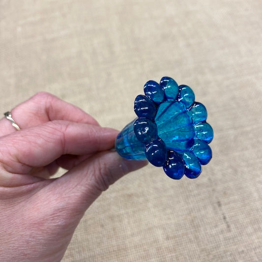 GLASS KNOB Bluebell / Mollies New Zealand