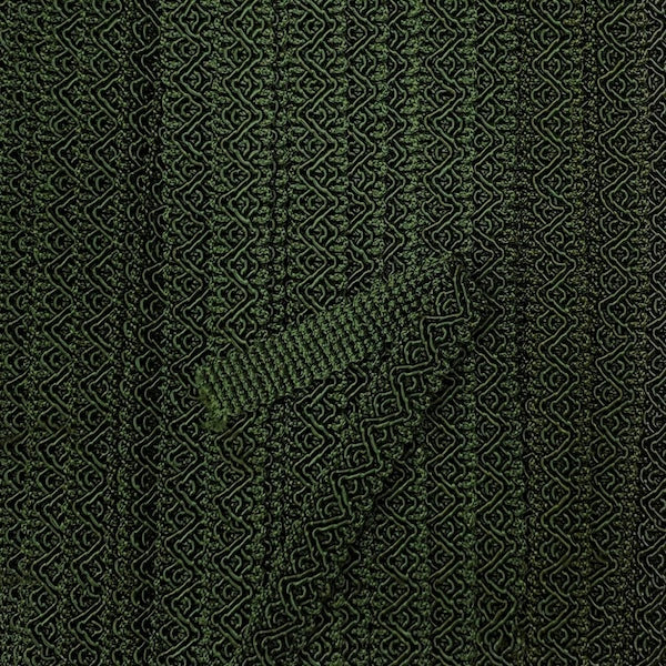 GIMP BRAID Ziggy 12mm Olive Per meter / Mollies New Zealand