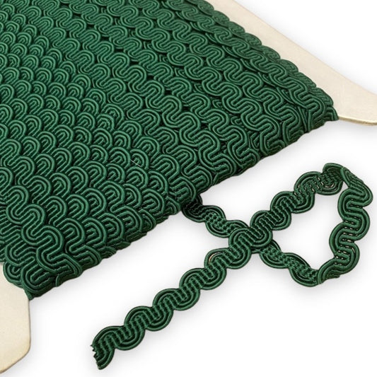 GIMP BRAID Curved 13mm Bottle Per meter / Mollies New Zealand