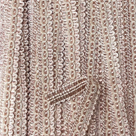 GIMP BRAID Fancy 15mm Primrose Per meter / Mollies New Zealand