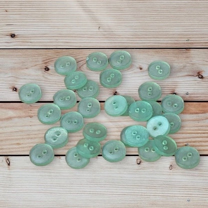 SULLIVANS Button 2-Hole Mint 10mm / Mollies New Zealand