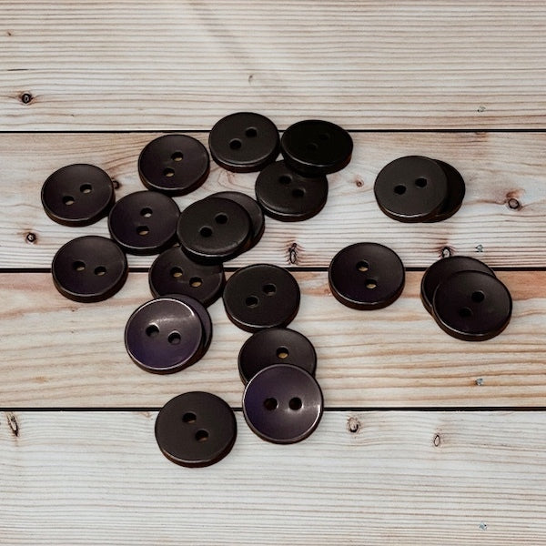 SULLIVANS Button 2-Hole Tanink 14mm / Mollies New Zealand