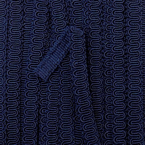 GIMP BRAID Scroll 15mm Navy Blue Per meter / Mollies New Zealand