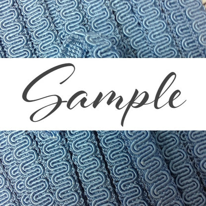 GIMP BRAID Scroll 15mm Sky Blue / Mollies New Zealand