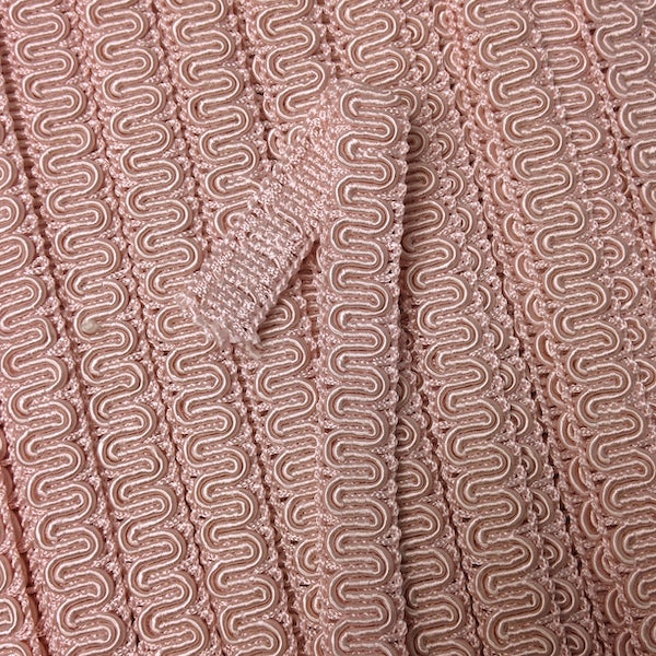 GIMP BRAID Scroll 15mm #23 Pink | Mollies Make And Create NZ