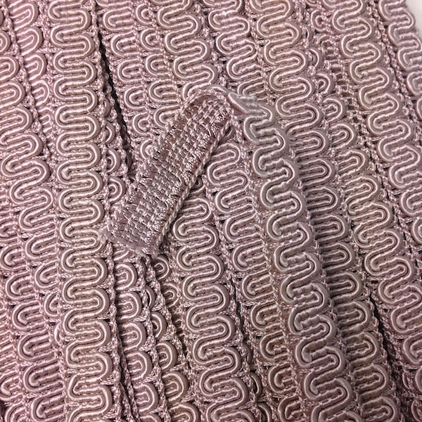 GIMP BRAID Scroll 15mm Blush | Mollies Make And Create NZ