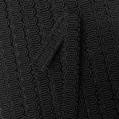 GIMP BRAID Scroll 15mm Black Per meter / Mollies New Zealand