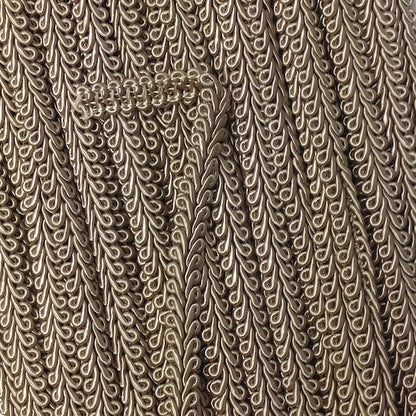 GIMP BRAID French 12mm Fawn Per meter / Mollies New Zealand